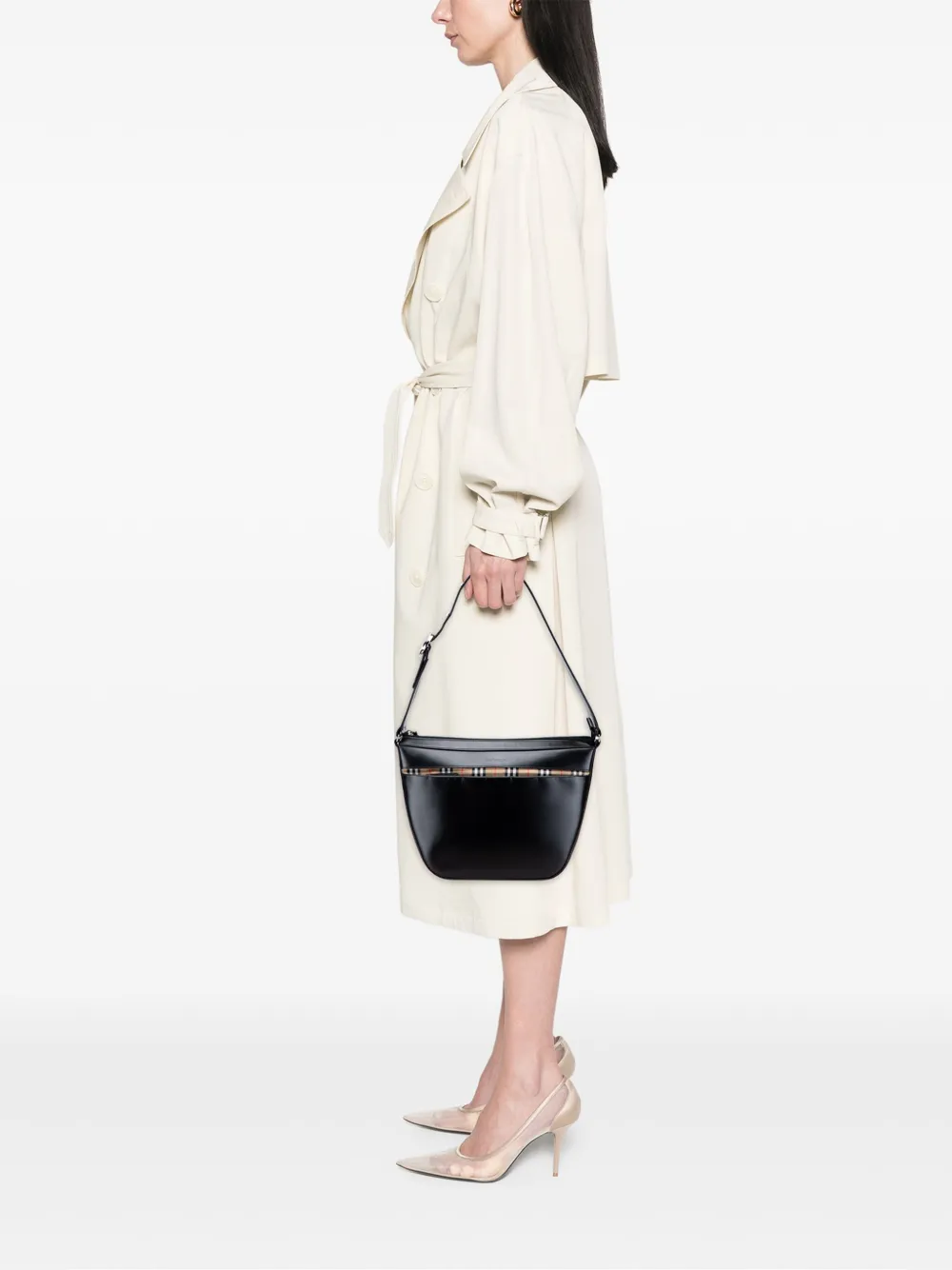 Burberry Pre-Owned 20th Century House Check Trimmed Leather shoulder bag | Pre-Owned | Image 2