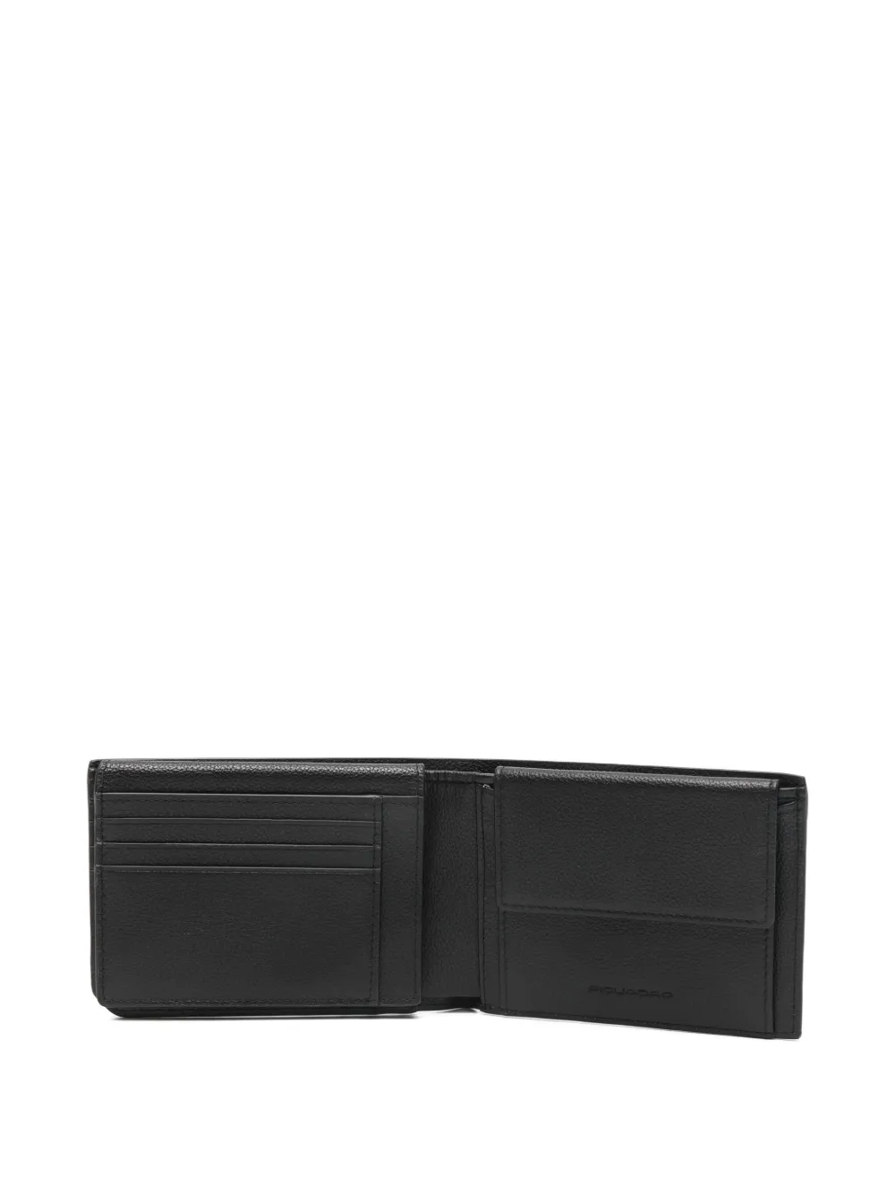 Piquadro Leather Wallet In Black