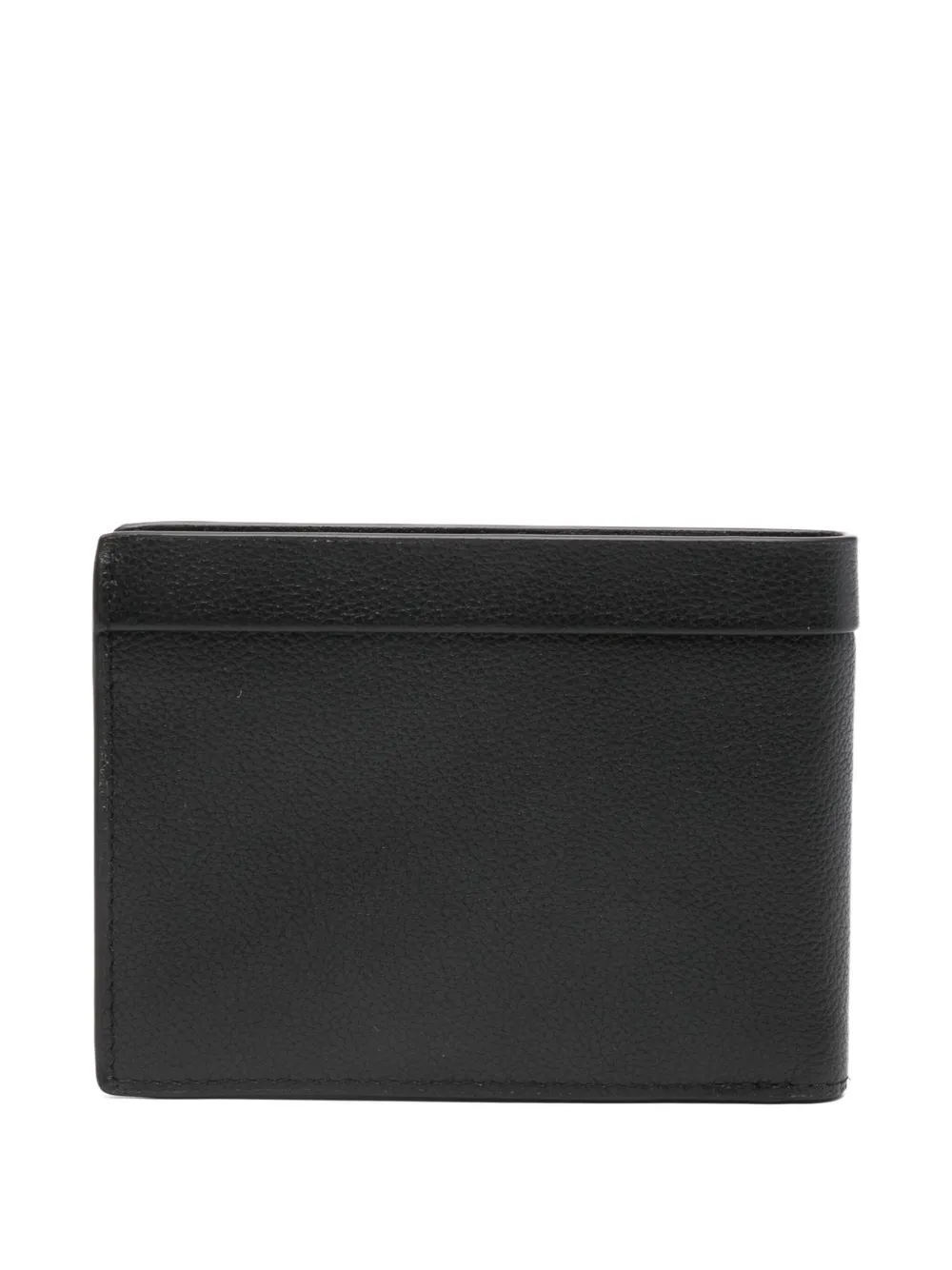 Piquadro Logo-plaque Wallet In Black