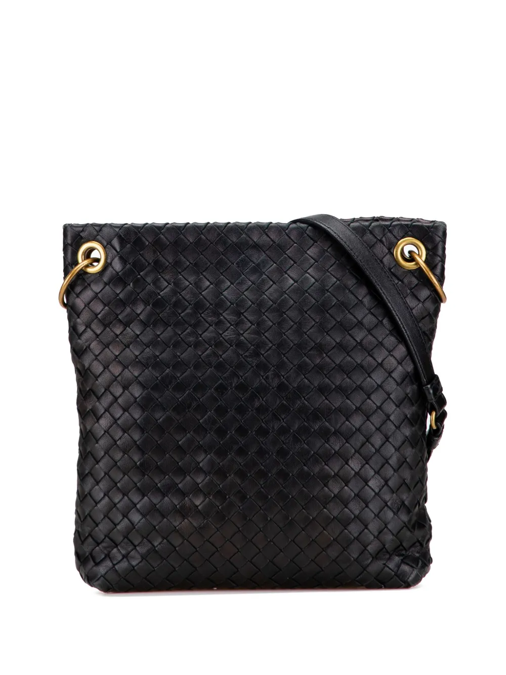 Bottega Veneta Pre-Owned 2009 Nappa Intrecciato crossbody bag | Black | Image 1