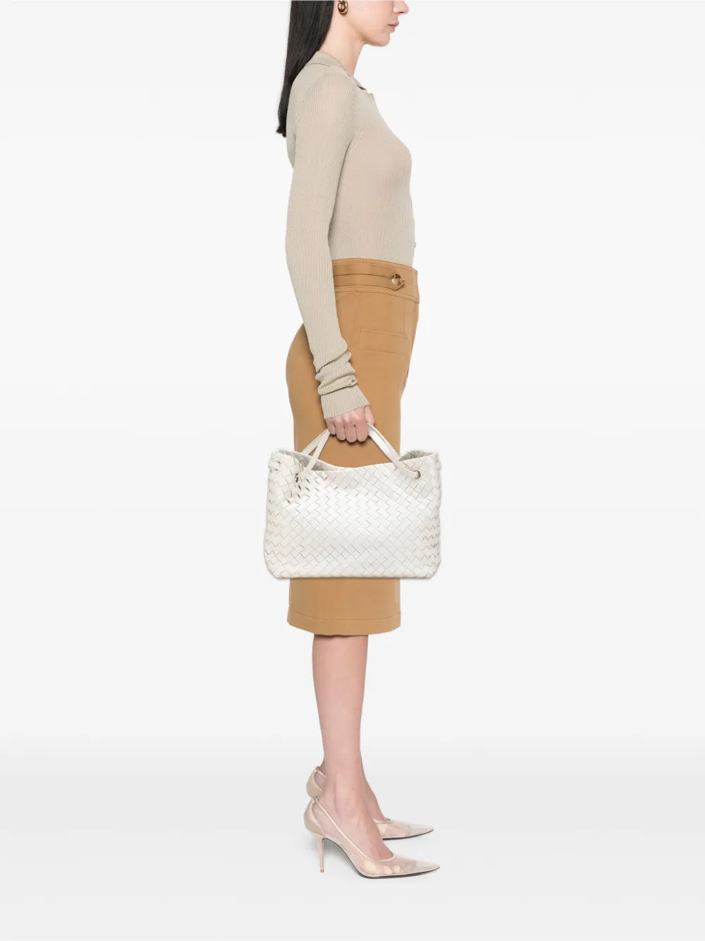 Bottega Veneta Pre-Owned 2012-2025 Lambskin Intrecciato tote bag | Pre-Owned | Image 2