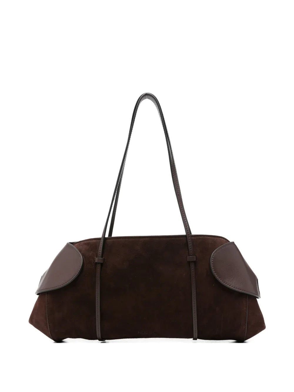 Neous Suede Shoulder Bag In Brown