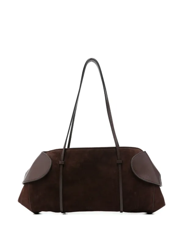 Neous Suede Shoulder Bag in Brown