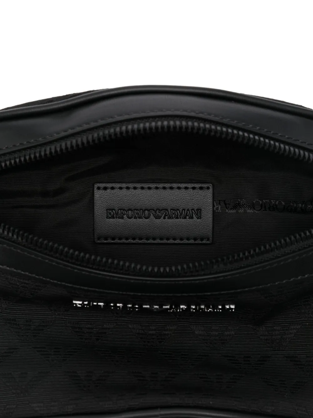 logo-pattern belt bag