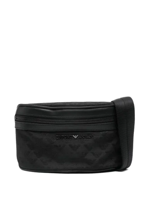 Emporio Armani logo-pattern belt bag