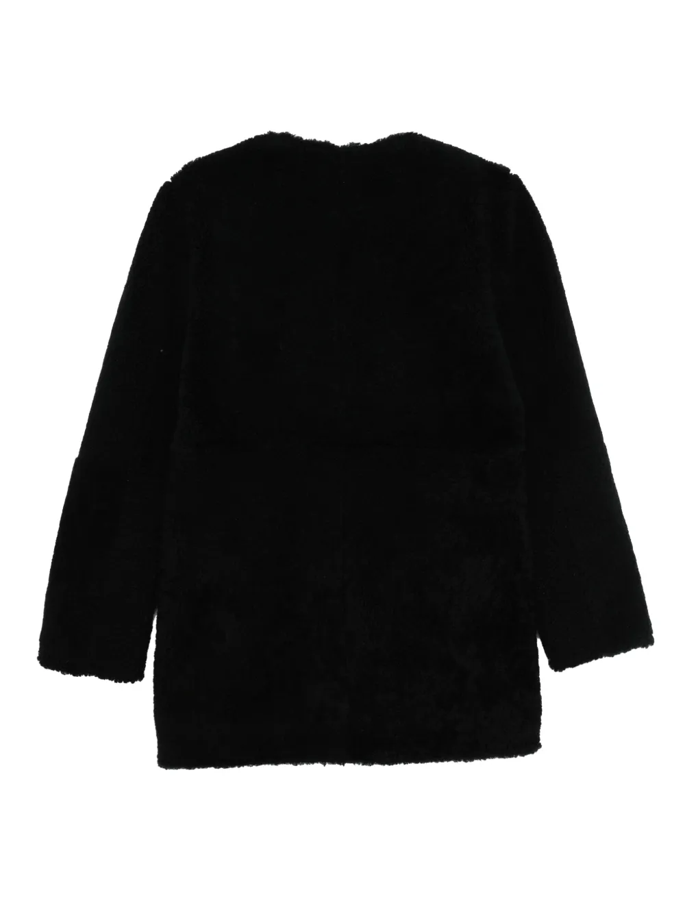 The Garment Shearling Jacket In Black
