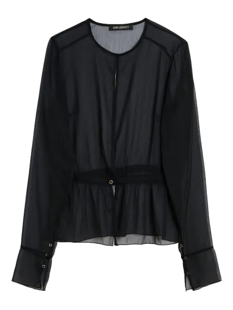 OUR LEGACY blusa con dobladillo peplum