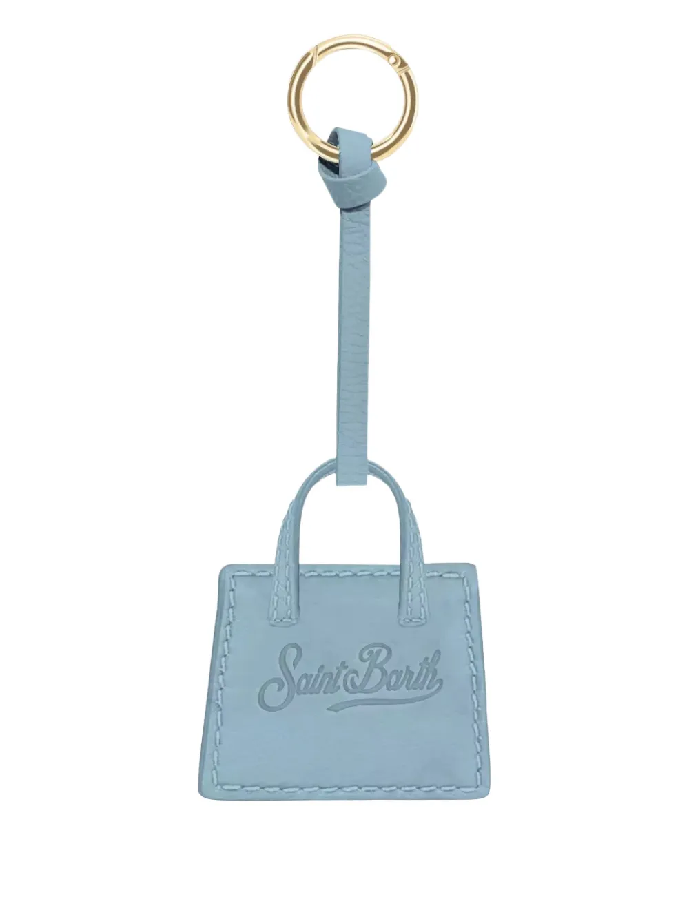 Mc2 Saint Barth Tote-charm Keyring In Blue