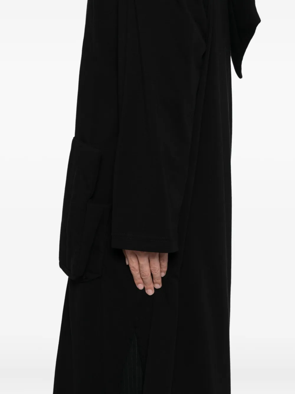 Yohji Yamamoto Jas met enkele rij knopen Zwart