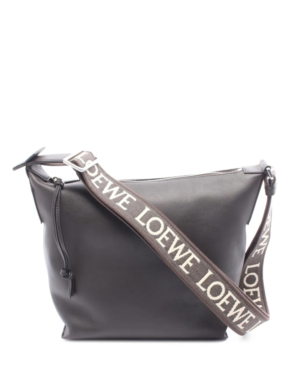 Loewe Pre-Owned 2010-2025 スモール レザー キュービィ ショルダーバッグ - グレー Loewe Pre-Owned 2010-2025 スモール レザー キュービィ ショルダーバッグ - グレー