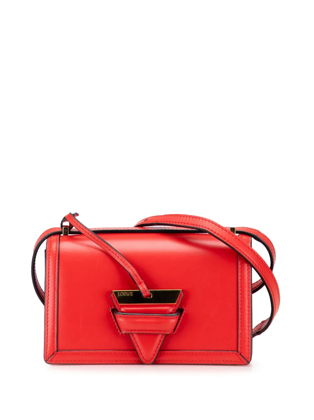 Loewe Pre-Owned 2015-2020 Small Leather Barcelona crossbody bag | Red | Image 1