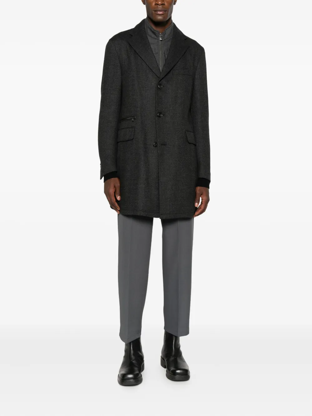 Corneliani herringbone layered jacket | Blazers | Image 2