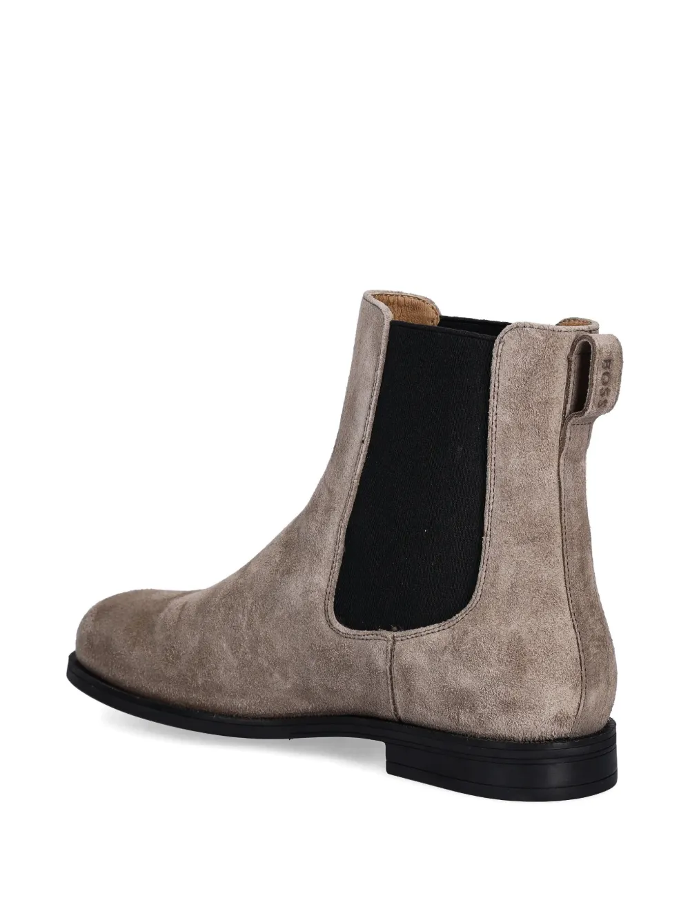 Hugo Boss Pull-tab Boots In Brown
