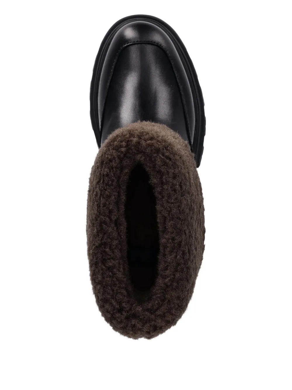 BOSS RBLTFR laarzen met chunky zool Zwart