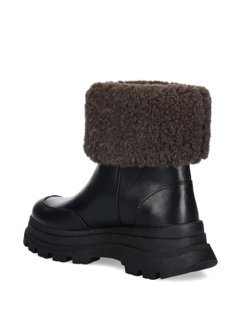 BOSS RBLTFR laarzen met chunky zool Zwart