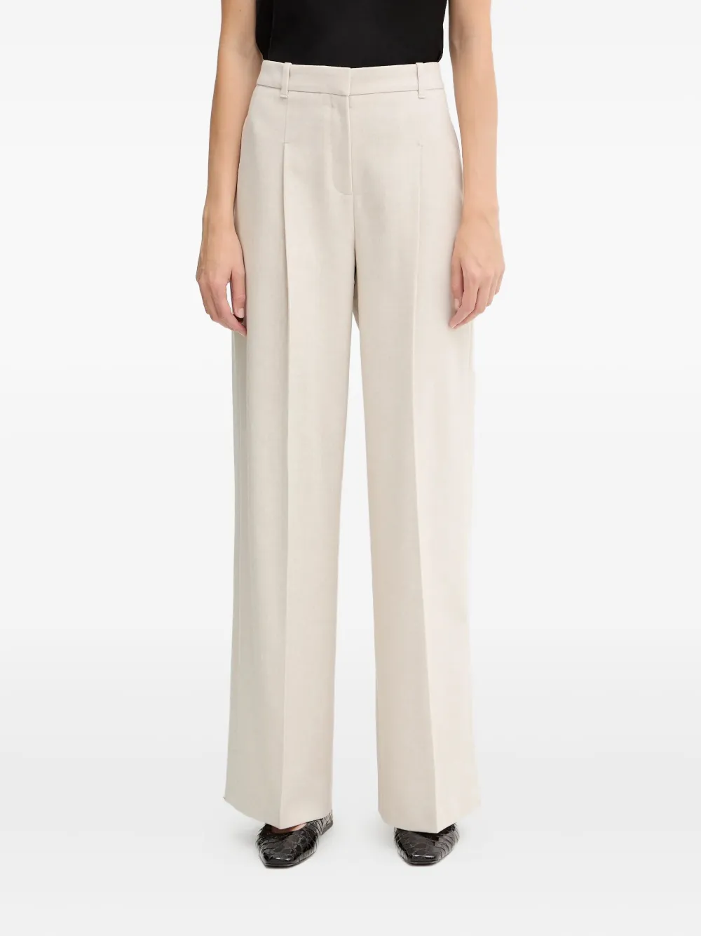 BOSS pleated-front trousers | Neutrals | Image 1