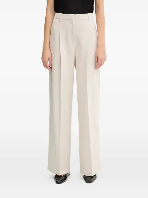 BOSS pleated-front trousers