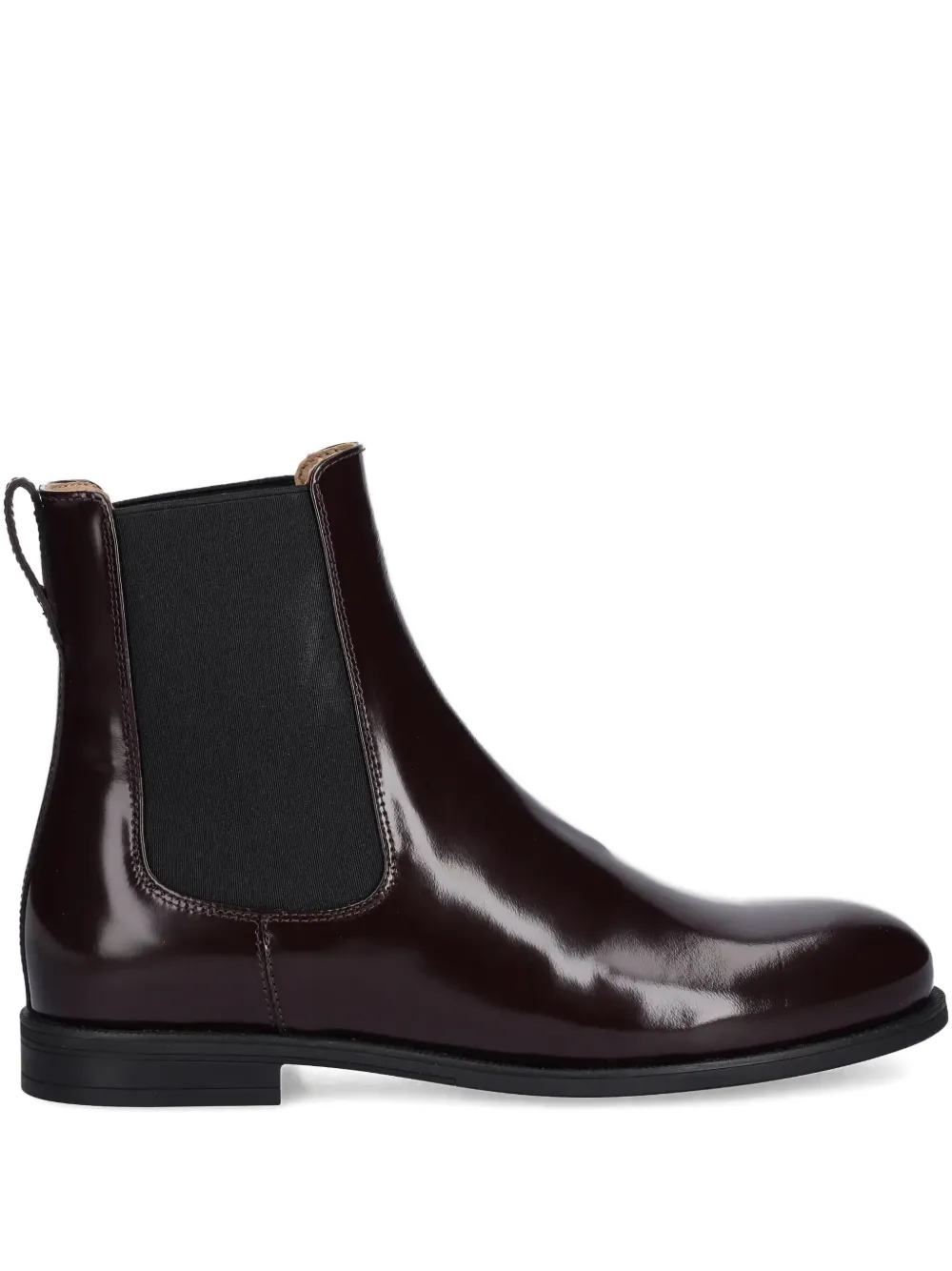 BOSS pull-tab Chelsea boots | Brown | Image 1