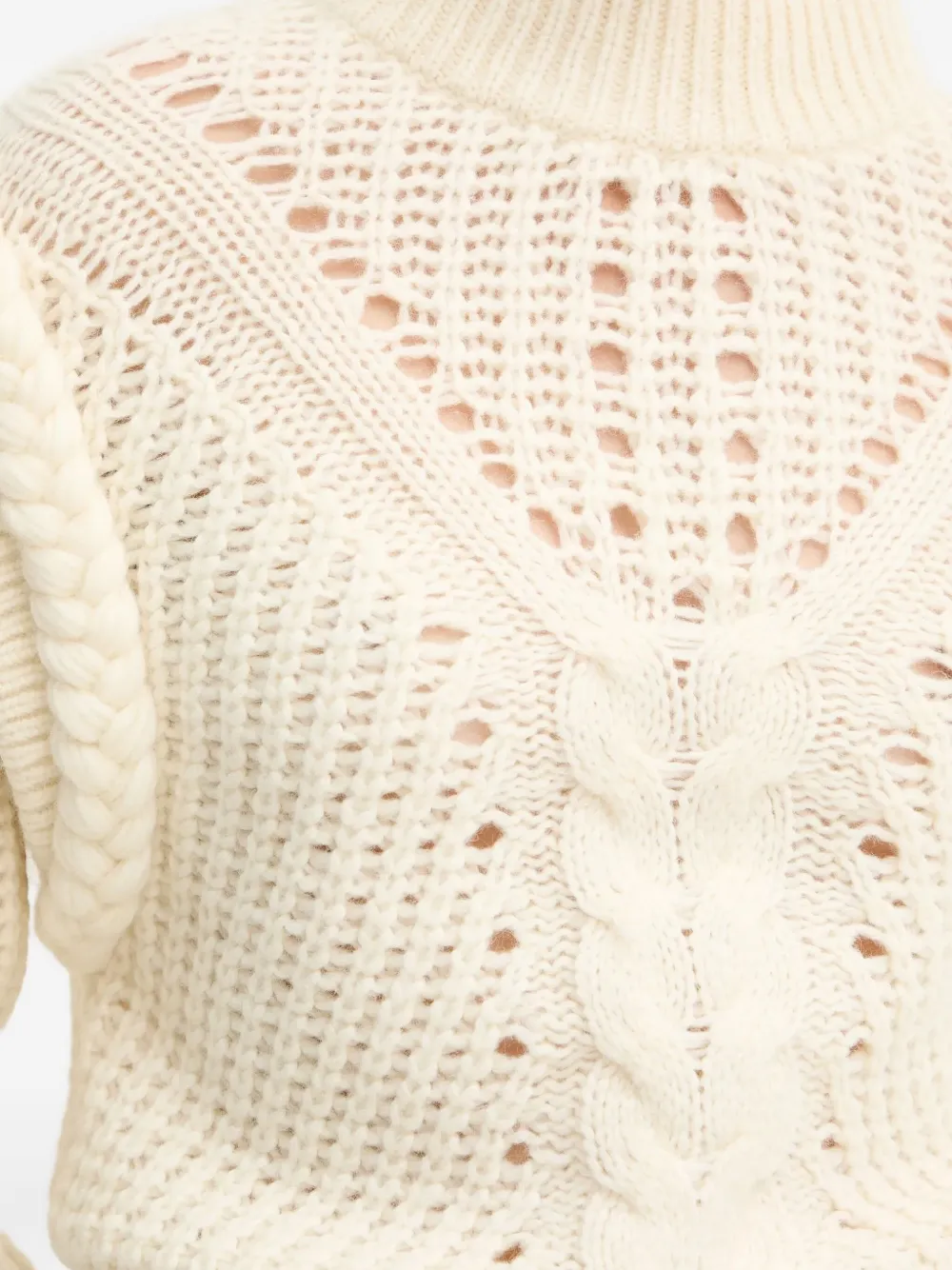 Hugo Boss Fasta Long-sleeve Sweater In Neutral