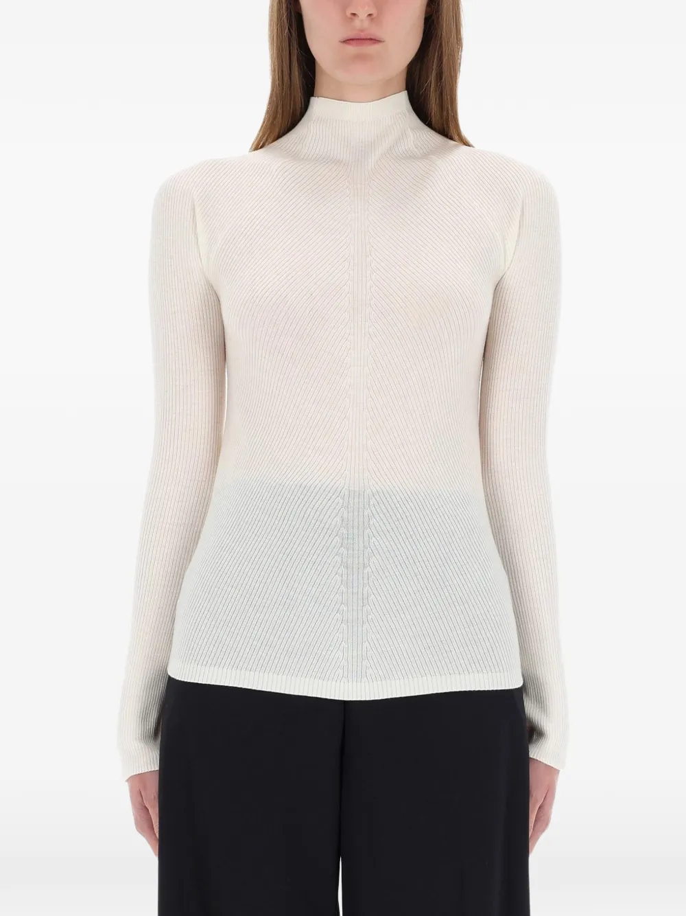 BOSS Foliora mock-neck sweater - Toni neutri