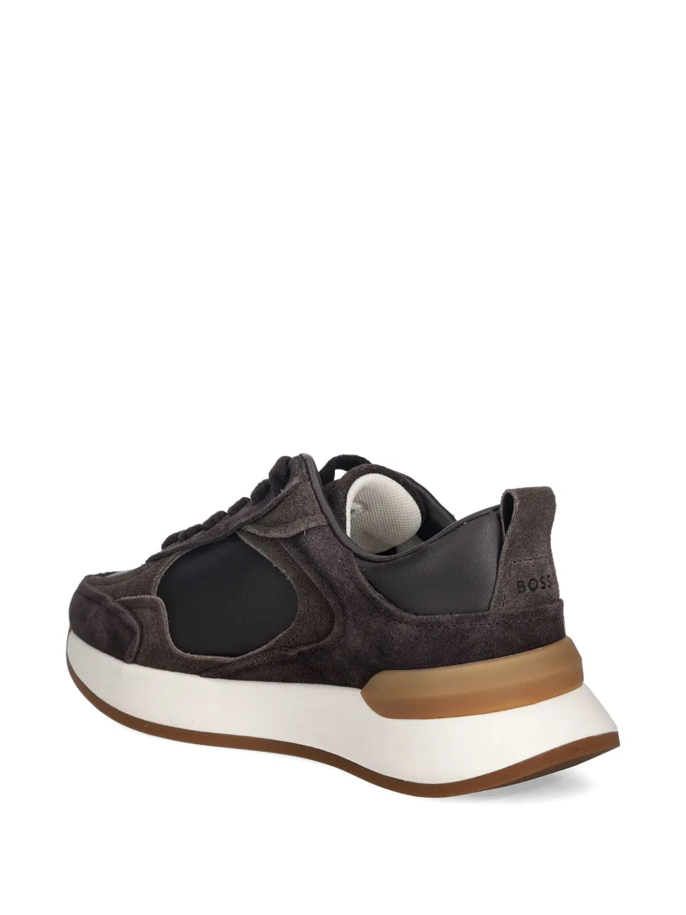 BOSS Icon B sneakers met vlakken Bruin