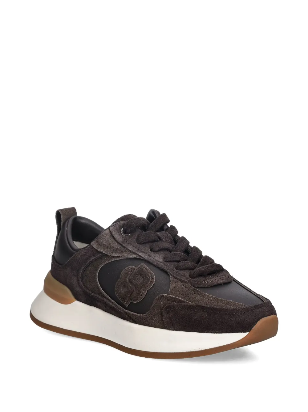 BOSS Icon B panelled sneakers - Bruin