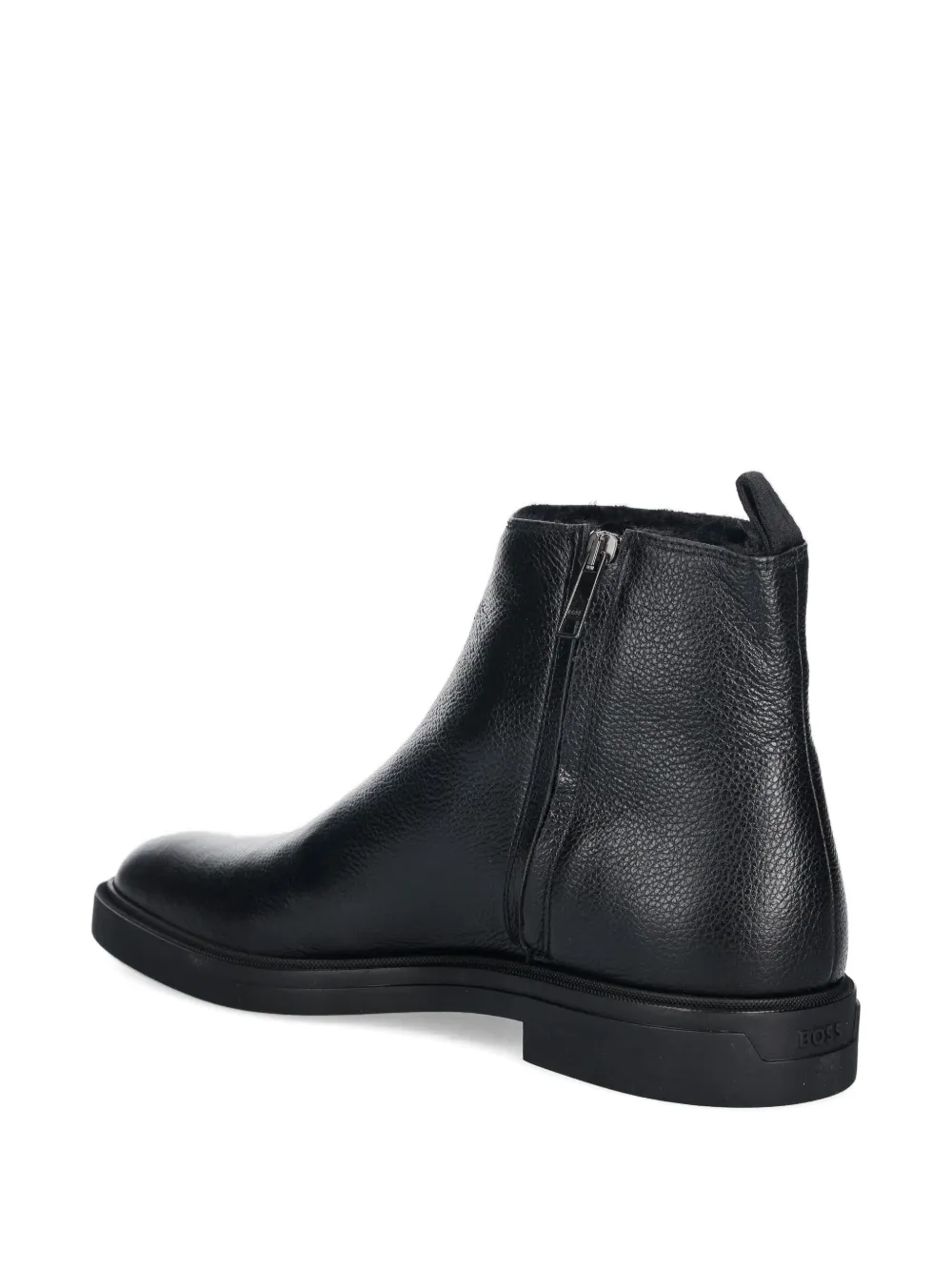BOSS Calev leather boots Zwart