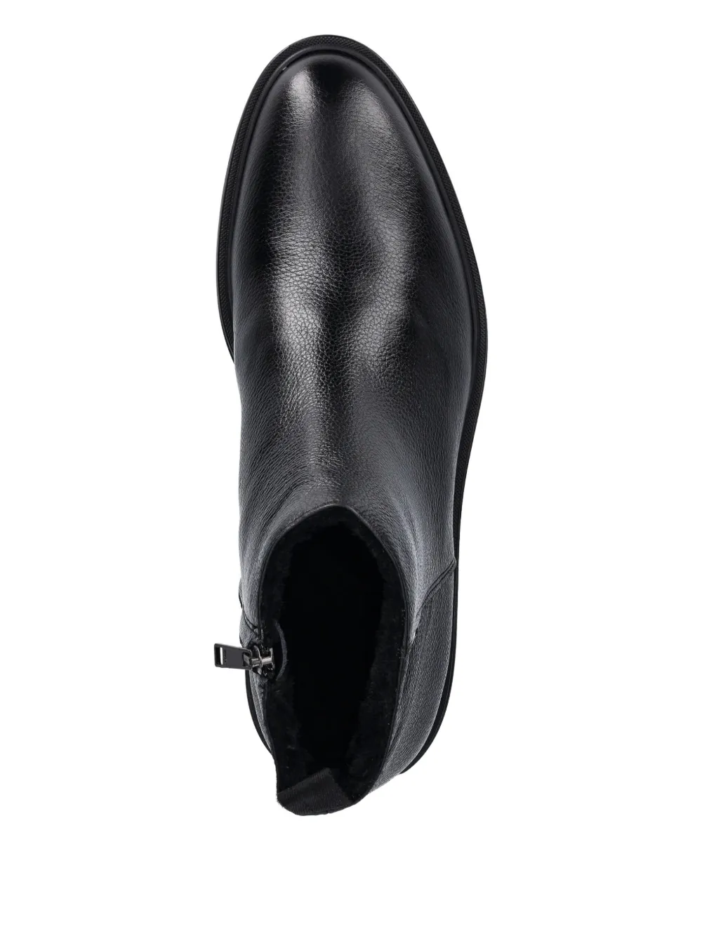 BOSS Calev leather boots Zwart