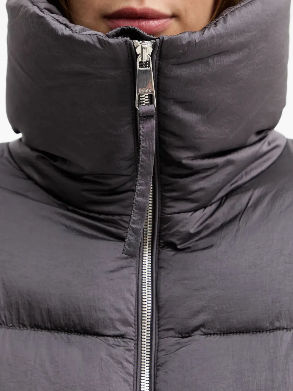 BOSS Padilena gewatteerd jack Paars