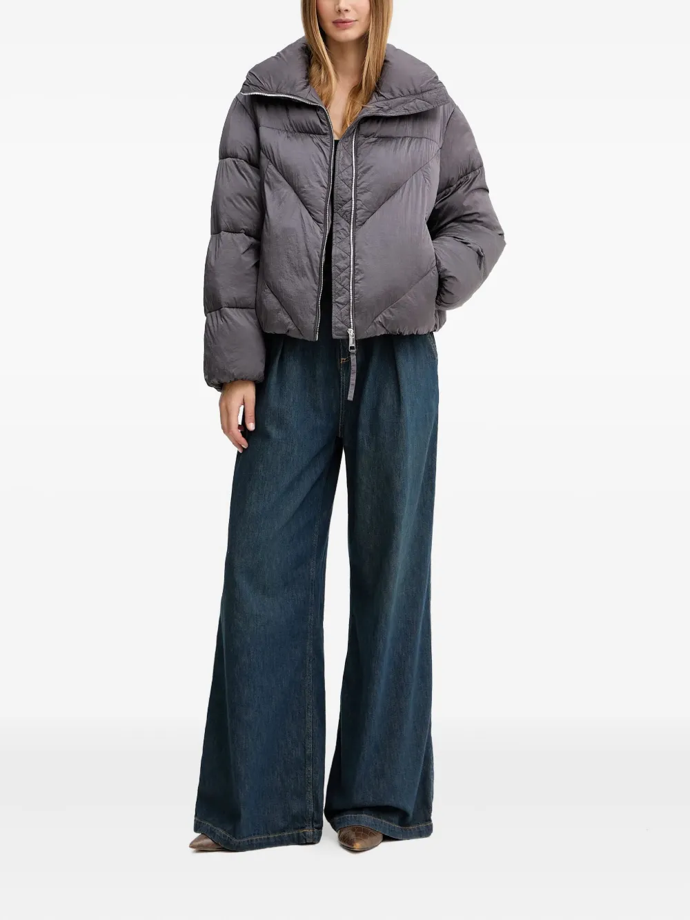 BOSS Padilena gewatteerd jack Paars