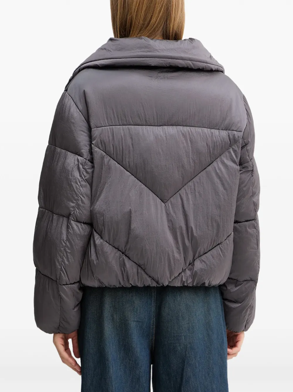 BOSS Padilena gewatteerd jack Paars