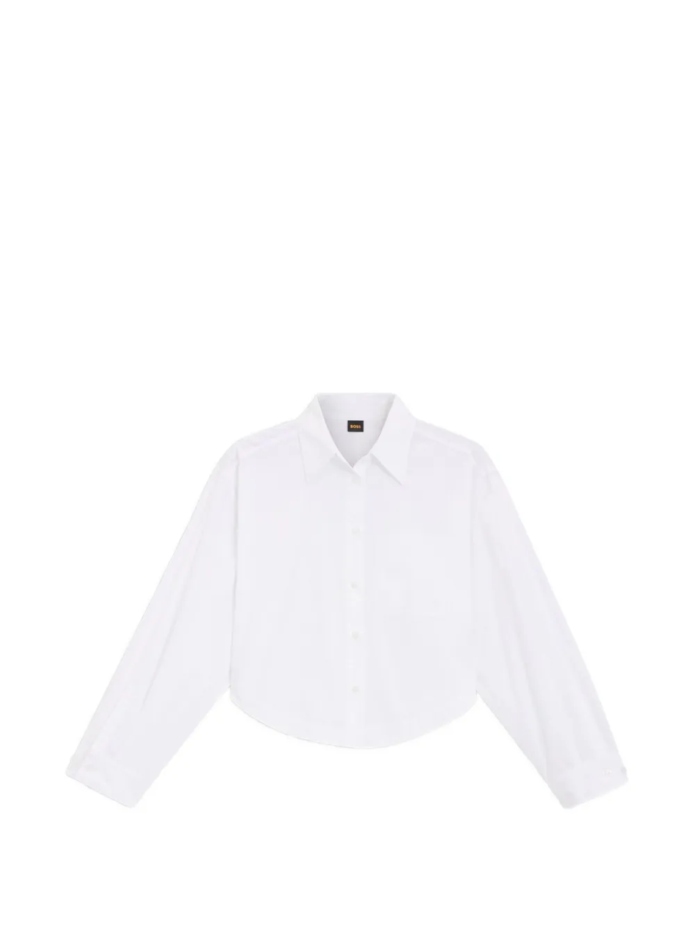 BOSS pocket long-sleeve shirt - Weiß