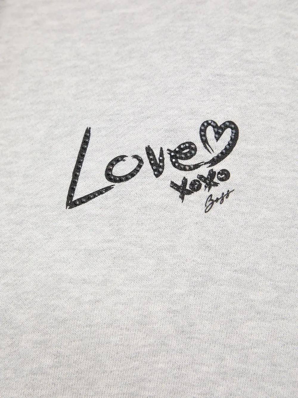 Hugo Boss Drawstring Hoodie In Gray