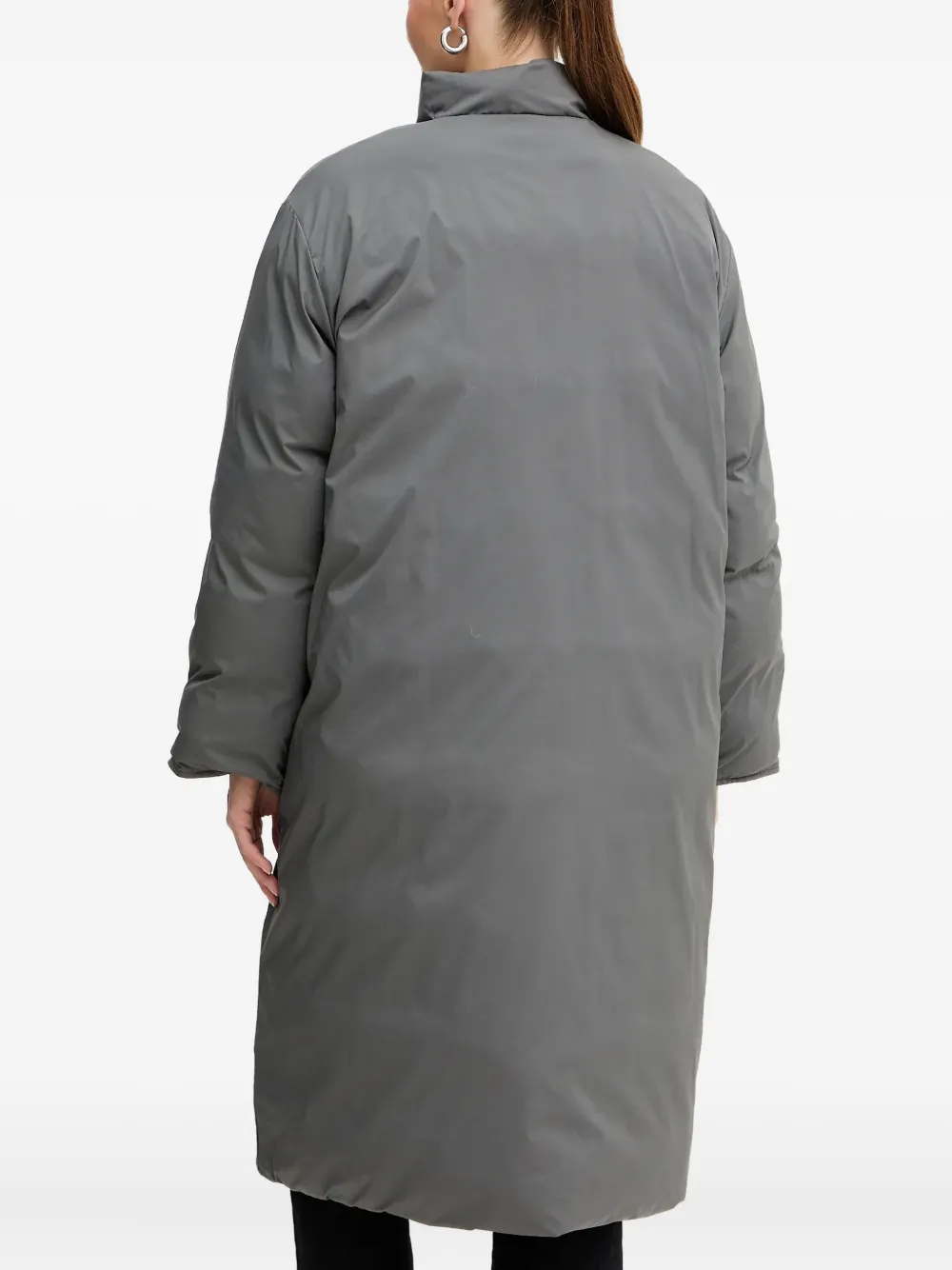 BOSS Gewatteerd jack met knopen Grijs