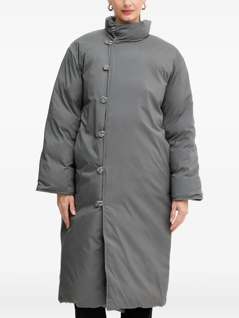BOSS buttoned padded jacket | Grey | Image 1