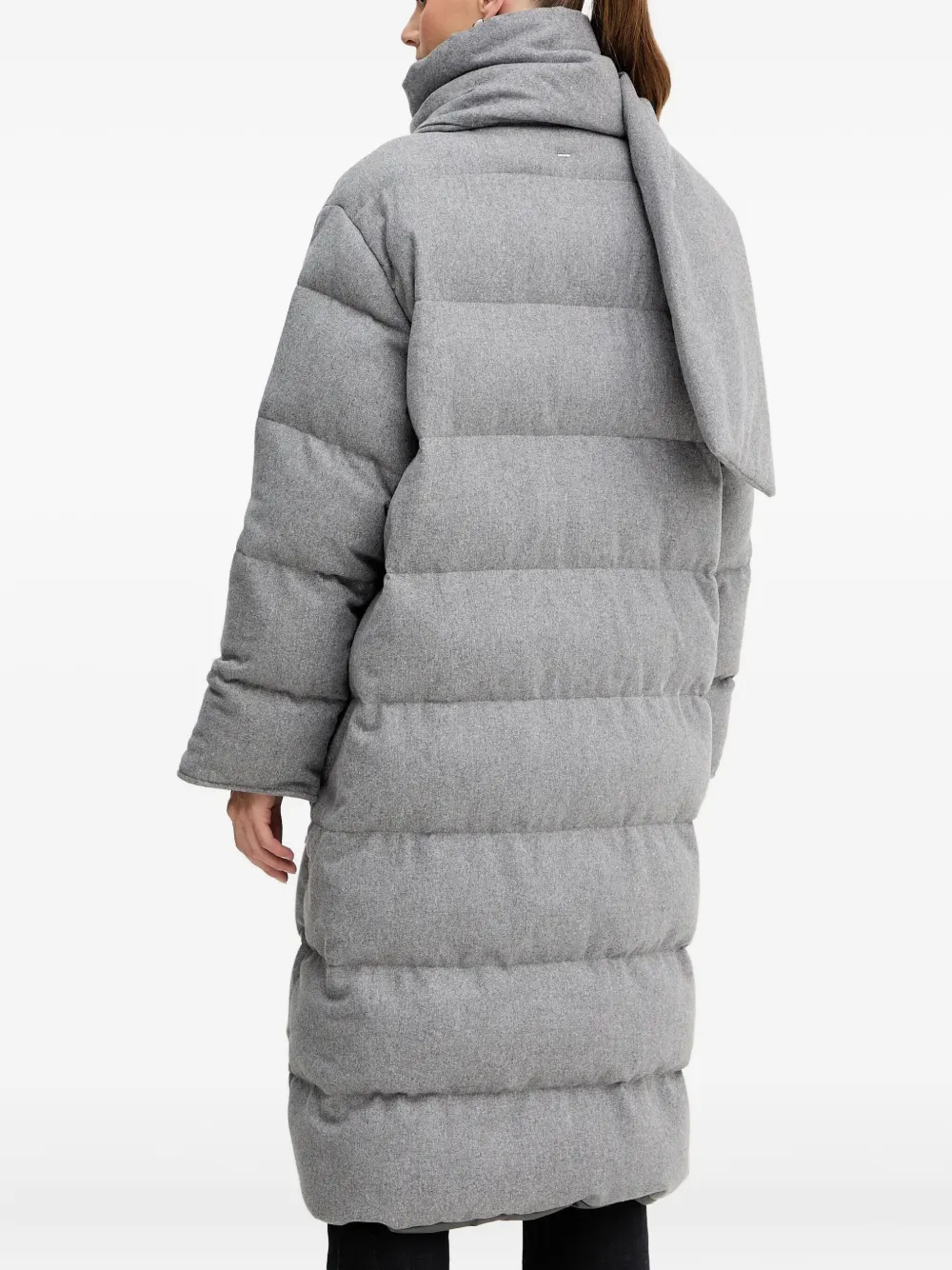 BOSS Gewatteerd jack met knopen Grijs