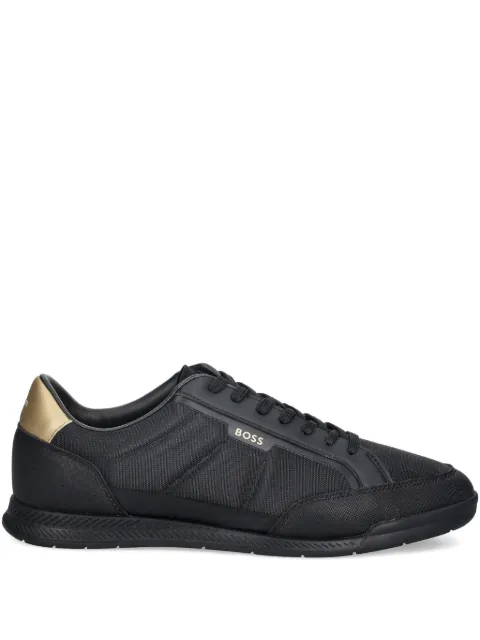BOSS panelled sneakers