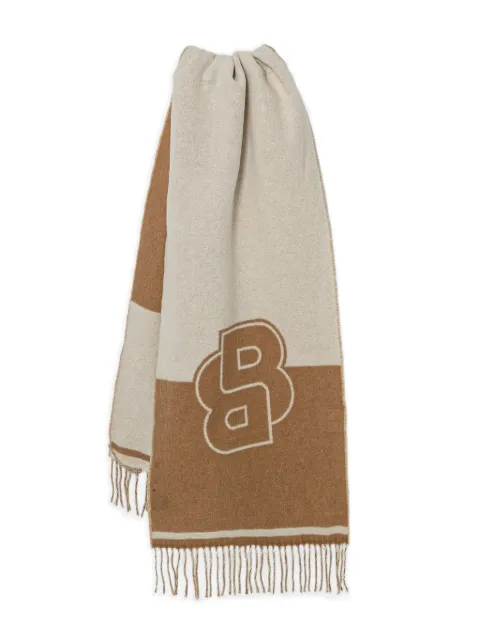 BOSS Vianna logo-detail scarf