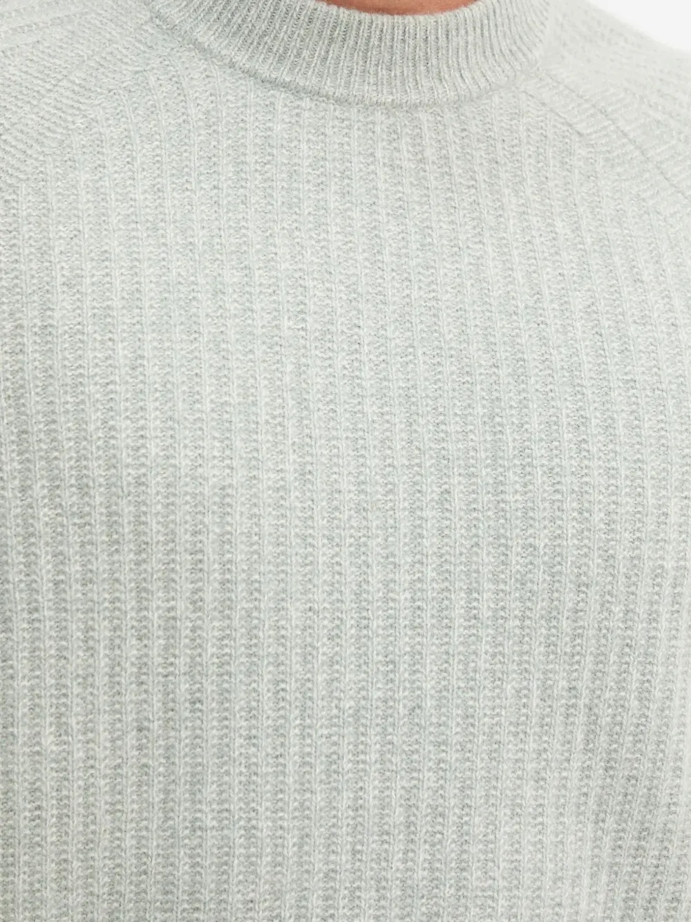 BOSS Klacier geribbelde trui Groen