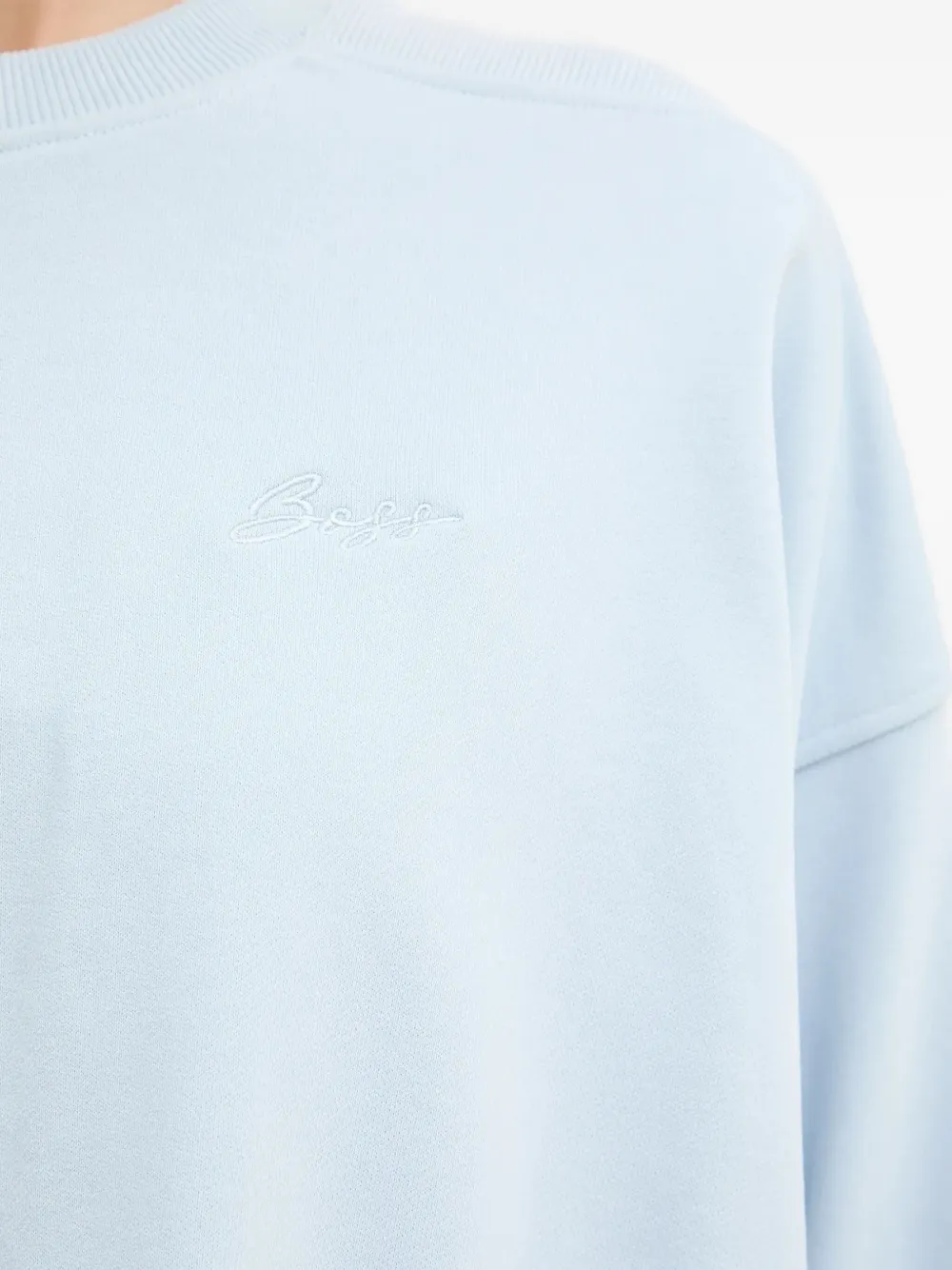 Hugo Boss Long-sleeve Sweatshirt In Blue