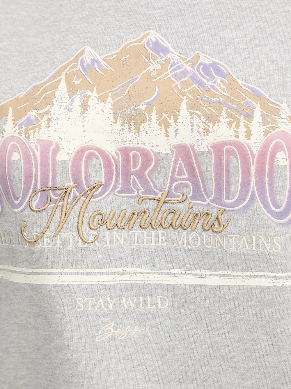 Hugo Boss Boss Orange Cotton Sweatshirt In Gray