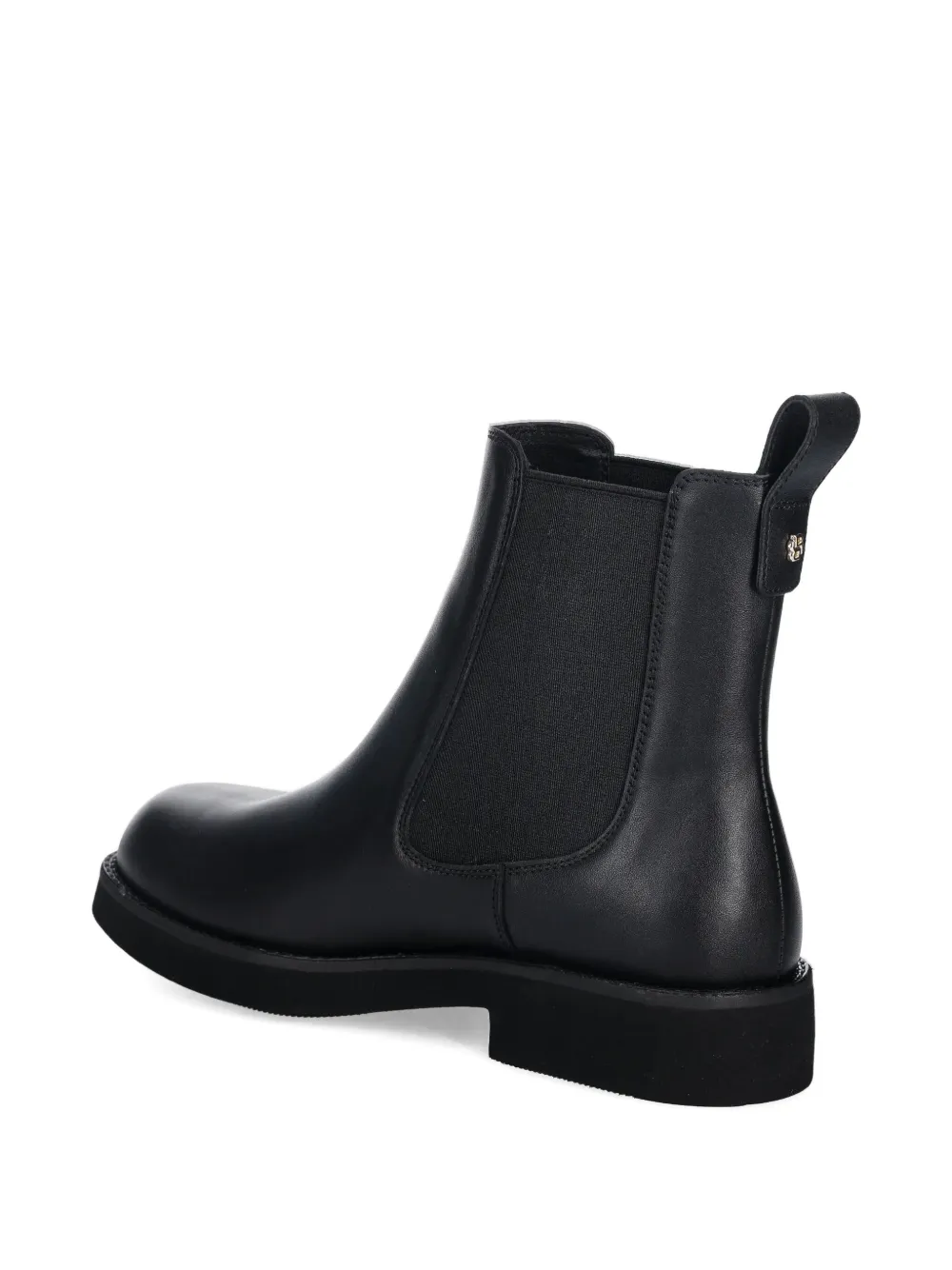Hugo Boss Leather Chelsea Boots In Black