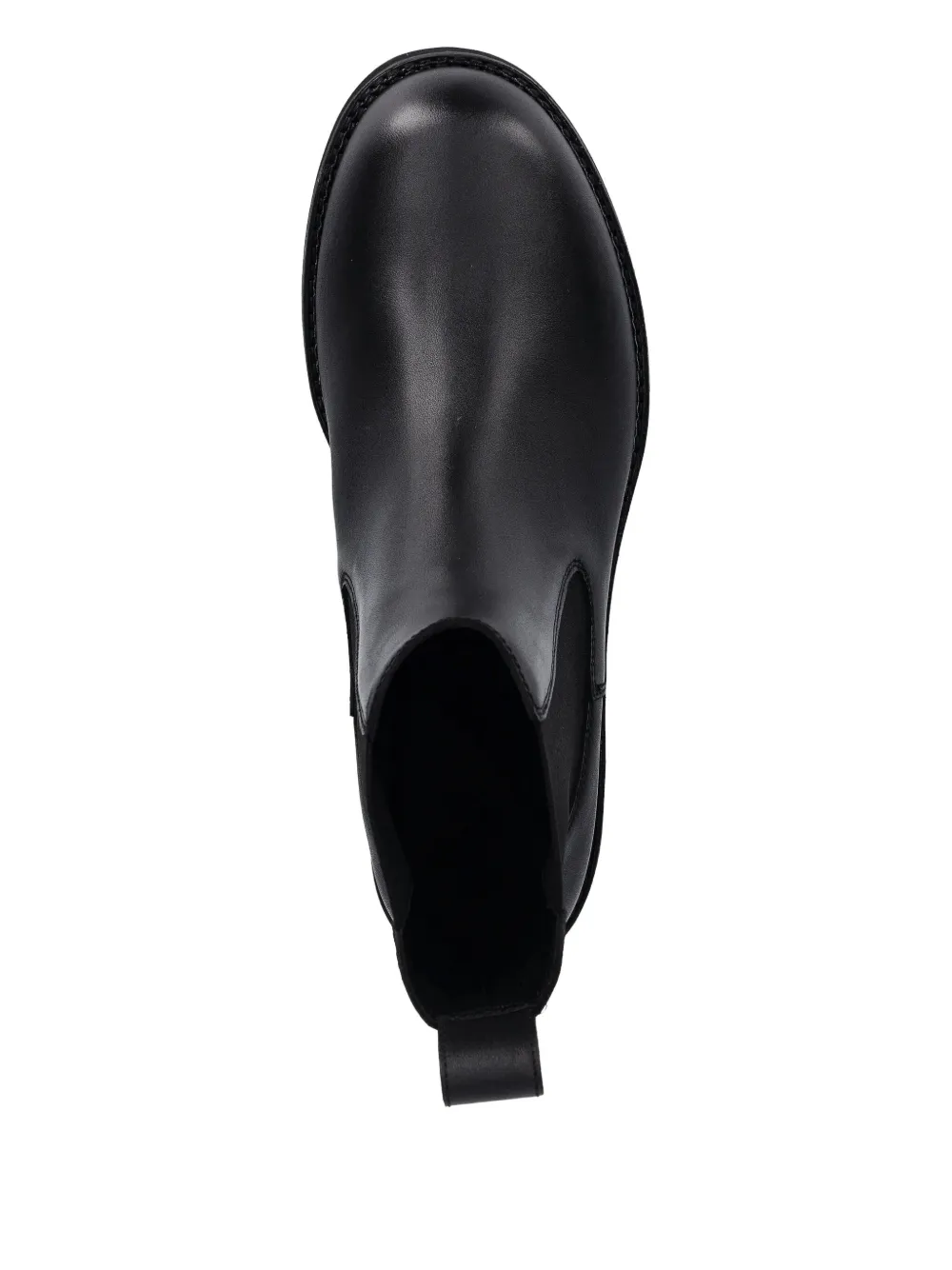 Hugo Boss Leather Chelsea Boots In Black