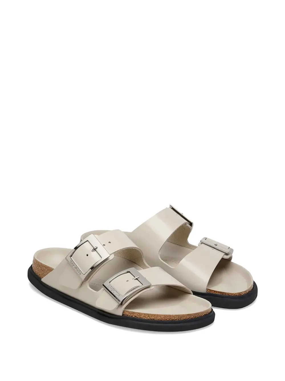 Birkenstock Arizona sandalen met gesp Beige