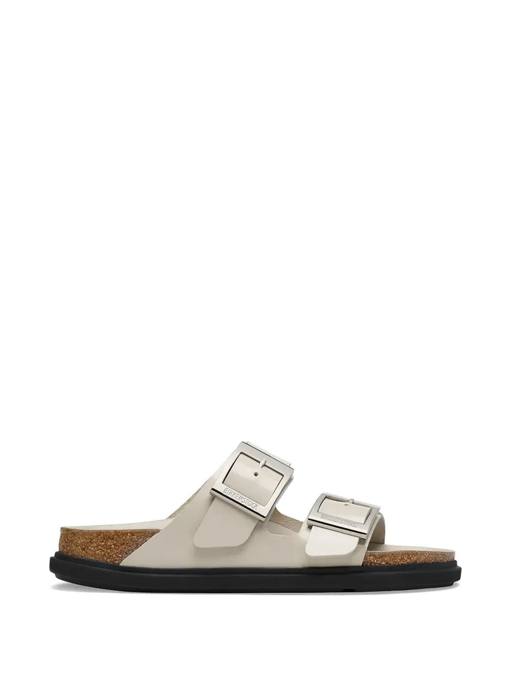 Birkenstock Arizona sandalen met gesp Beige