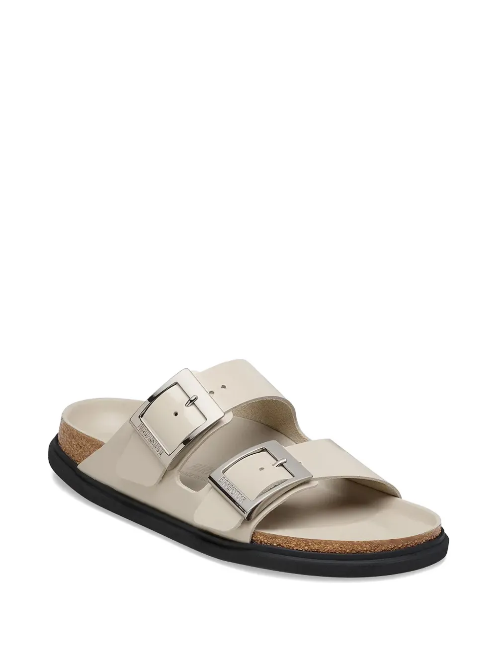 Birkenstock Arizona sandalen met gesp Beige