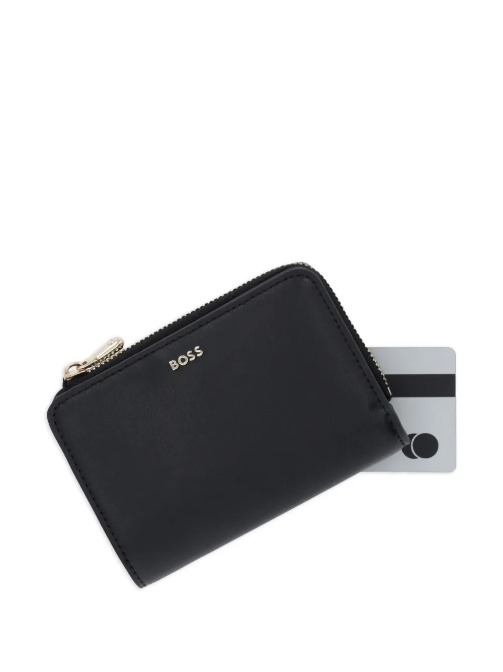 BOSS Portemonnee met rits Zwart