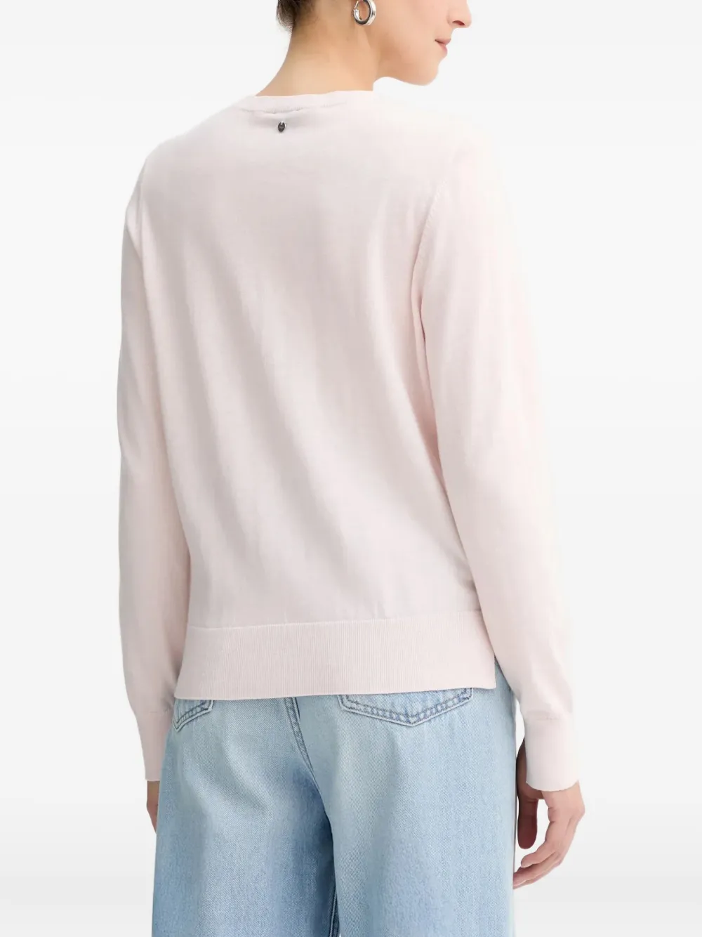 Hugo Boss Central-detail Sweater In Pink