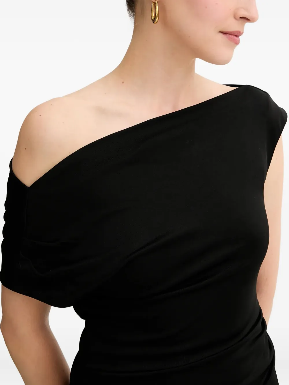 Hugo Boss Etrima2 One-shoulder Top In Black