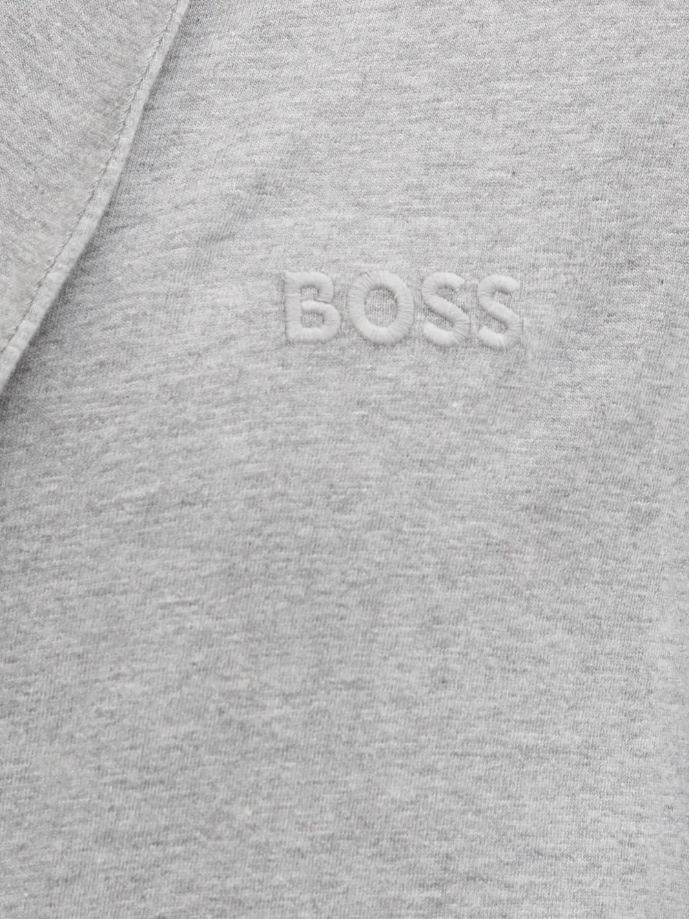 BOSS BM badjas met lange mouwen Grijs